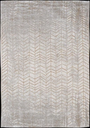 Moderní bavlněný koberec Central Yellow 80x150 do obývacího pokoje a ložnice s krátkým vlasem