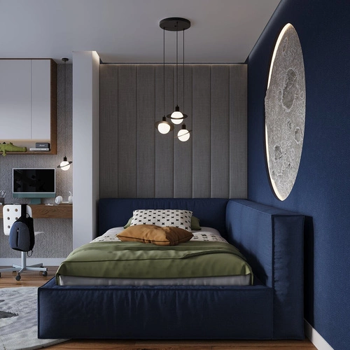 Závěsné svítidlo koule HYPERION 1 černé moderní do obýváku s nastavitelnou výškou