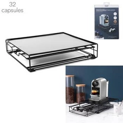 Zásuvka na kapsle Nespresso černá