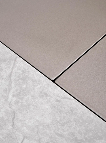 Rozkládací jídelní stůl Vermut moderní bílý mramor zlatá noha 160-220x90 cm Intesi