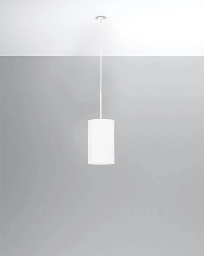 Moderní bílý lustr Otto závěsné svítidlo do obýváku a jídelny 15 cm