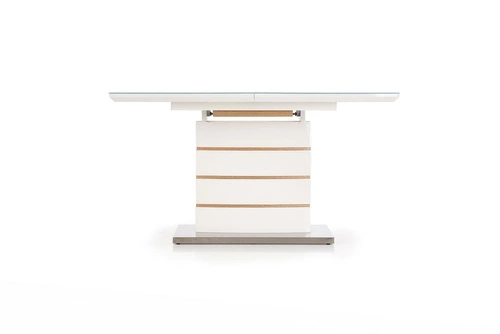 Rozkládací jídelní stůl Roles bílý dub moderní 140-180 cm Intesi