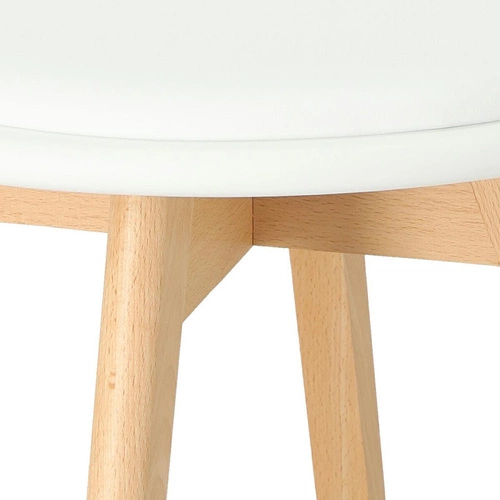 Sada 4 bílých židlí Sirena