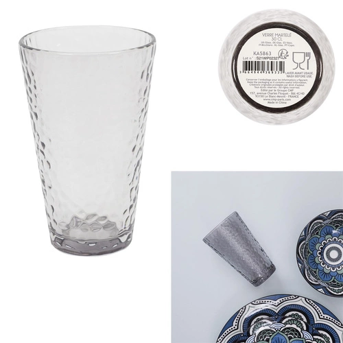 Sklenice Zekrit Intesi šedá 300 ml na nápoje moderní na limonádu