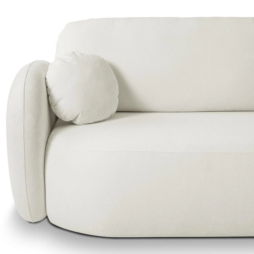 Rohová sedačka s rozkladem pravá Salby bílá moderní s úložným prostorem do obýváku