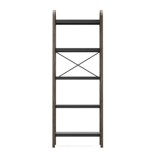 Knihovna Bellwood ořech černá 170 cm moderní do obýváku a ložnice Umbra