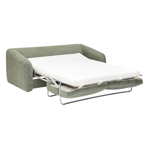 Rozkládací pohovka Guppy 3místná skandinávská světle zelená s područkami do obývacího pokoje