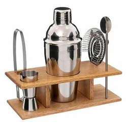 Victorovská barová sada se dřevěným stojanem