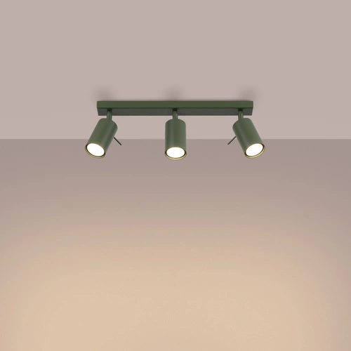 Stropní svítidlo RING 3L moderní olivové do obýváku a ložnice pohyblivé SOLLUX