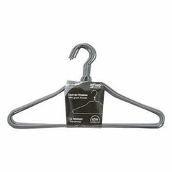 5five simply smart sada 10 kovových ramínek na oblečení do skříně šedá moderní