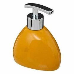 Keramický dávkovač mýdla Colors hořčicový do koupelny a kuchyně 300 ml