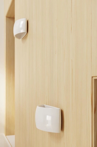 Nástěnné svítidlo Pontius Sollux moderní bílé keramické do obýváku a ložnice 32 cm