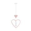 Závěsná lampa hh 1x20W E27 iq kids pink