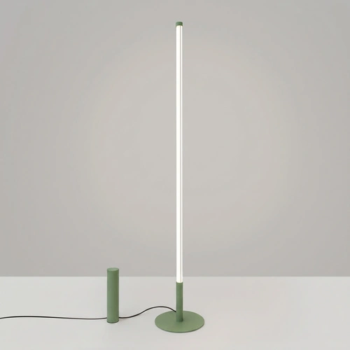 TRANG moderní LED stojací lampa do obývacího pokoje šalvějová 4000K