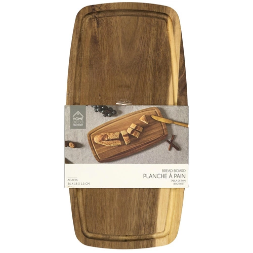 Intesi akáciové dřevěné prkénko na krájení pečiva 36 cm moderní kuchyně