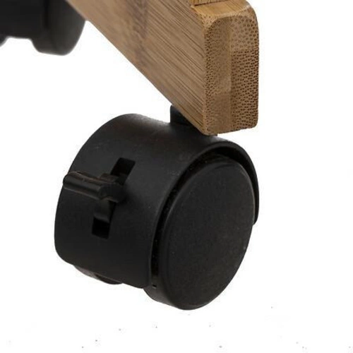 Caddy prostorný bambusový kuchyňský vozík na kolečkách se 3 policemi do koupelny a kuchyně 5five