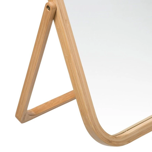 Stojací zrcadlo boho 5five simply smart bambusové do ložnice nebo koupelny 39 cm