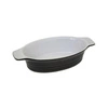 Keramická oválná zapékací mísa černá 21 cm do trouby 5five simply smart