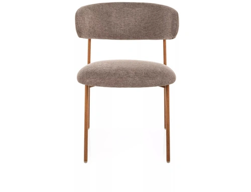 Židle Pasco Slim béžová tmavý dub skandinávská do jídelny