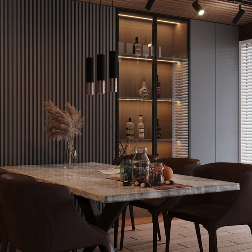 Závěsné svítidlo Loopez 3P černé měděné moderní do obýváku nad stůl nebo ostrůvek