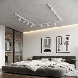 Stropní svítidlo, 11 bodů, 3fázový kolejnicový systém, AURA