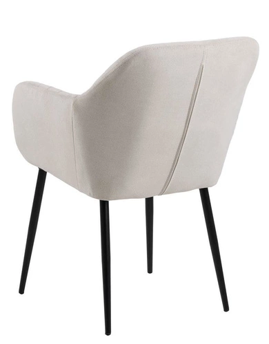 Jídelní čalouněná židle Emilia Actona béžová skandinávská s područkami