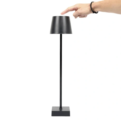 LED stolní lampička Blanca černá dotyková se stmívačem