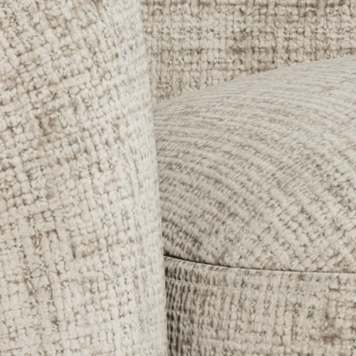 Křeslo Lodi do obýváku béžové sametové otočné moderní