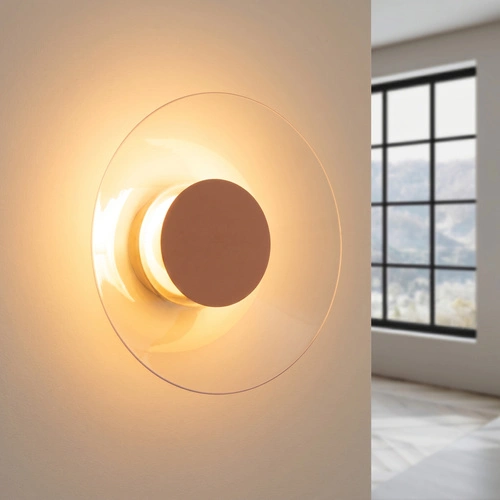 Nástěnné svítidlo ASTRO mocca LED moderní do obývacího pokoje 28 cm