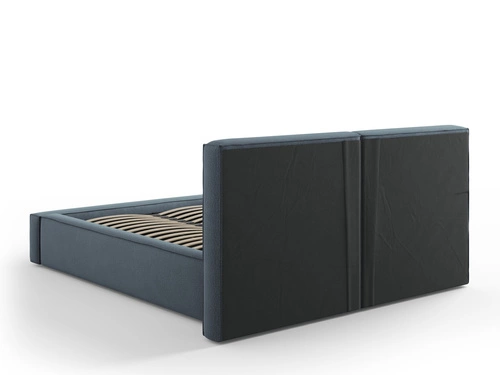 Čalouněná postel Jodie II 180x200 s úložným prostorem moderní modrá do ložnice