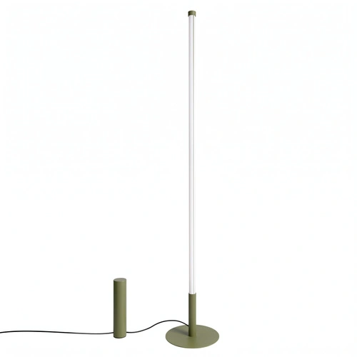Stojací lampa do obývacího pokoje TRANG moderní LED olivová 4000K