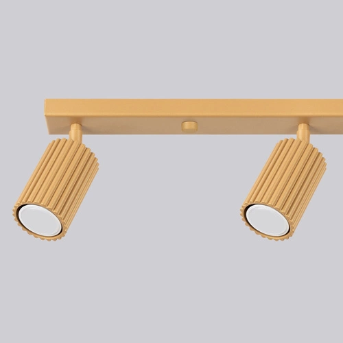 Stropní svítidlo KARBON 4x zlaté nastavitelné glamour do obýváku a ložnice SOLLUX LIGHTING