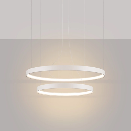 LED lustr RIO 2 béžový 78 cm moderní do obýváku a jídelny nastavitelný