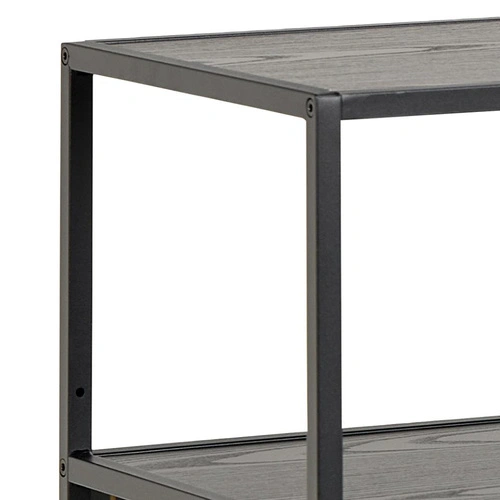 Kovová loftová knihovna Seaford V Actona 114 cm černá