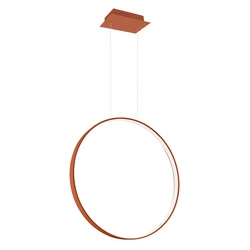 Závěsné LED svítidlo RIO 55 červené moderní nastavitelné nad stůl do obýváku nebo kuchyně