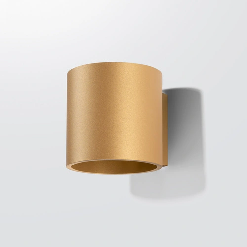 Nástěnné svítidlo ORBIS 1 zlaté moderní kovové svícení nahoru a dolů do obýváku a ložnice