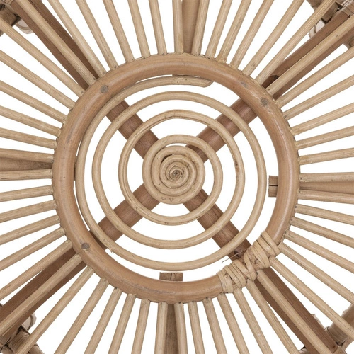 Ratanový konferenční stolek Neta 73 cm kulatý boho přírodní do obýváku Atmosphera