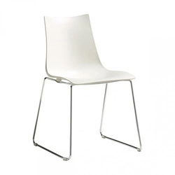 Jídelní židle Zebra Sledge SCAB Design moderní bílá stohovatelná snadno čistitelná