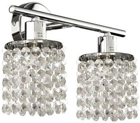 Stropní svítidlo Royal lišta 2x40W G9 chrom+krystaly
