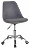 Otočná kancelářská židle Alanta šedá s nastavitelnou výškou moderní do kanceláře a na studium
