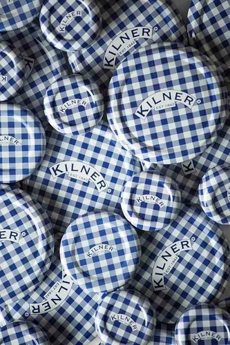 SADA 6 VÍČEK NA ZAVAŘOVACÍ SKLENICE KILNER 6x63mm