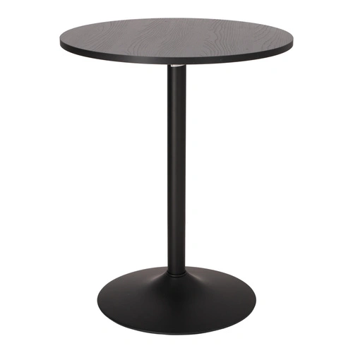 Kulatý jídelní stůl Hvar 60 cm černý moderní do obýváku a kavárny