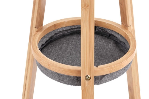 Stojanový věšák Foyer z přírodního bambusu do předsíně skandinávský styl Intesi 177 cm