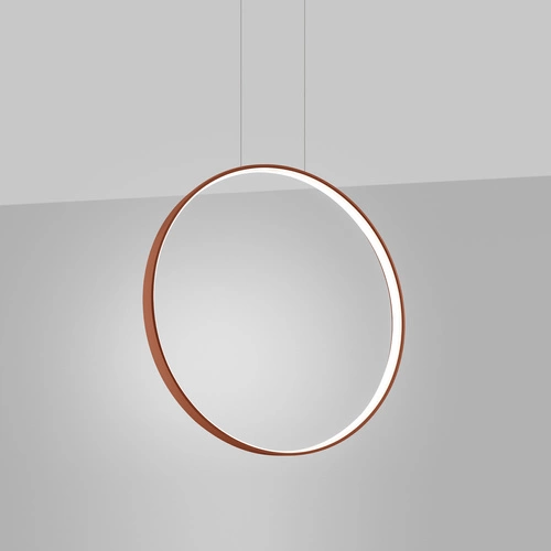 Závěsné LED svítidlo RIO 55 červené moderní nastavitelné nad stůl do obýváku nebo kuchyně