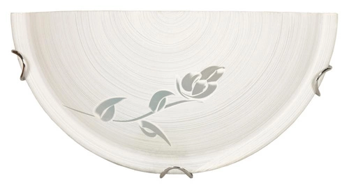 Stropní svítidlo Violka bílá skleněná moderní do obýváku a chodby Candellux 30 cm