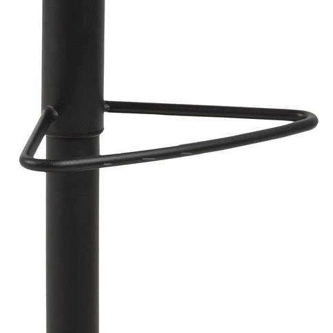 Barová židle s opěrkou Sylvia hnědá, výškově nastavitelná, otočná, moderní do kuchyně a jídelny Actona