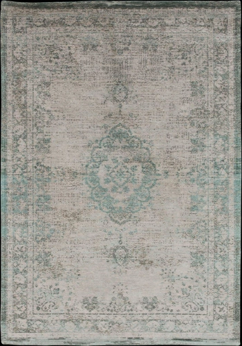 Bavlněný koberec do obýváku Jade Oyster 280x360 klasický obdélníkový šedý retro Louis de Poortere