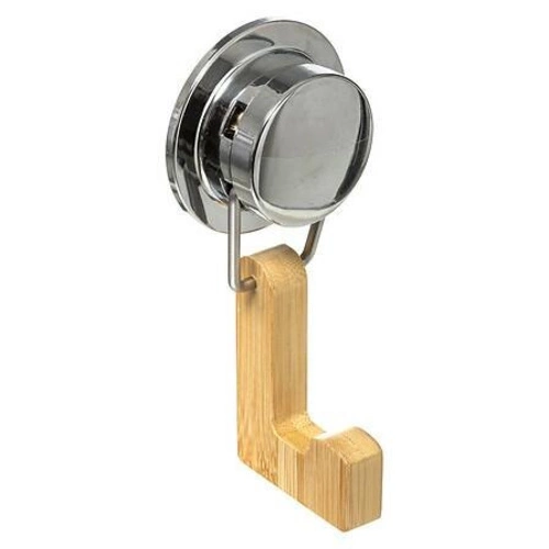 Bambusový koupelnový nástěnný háček s kovem na přísavku boho 5five