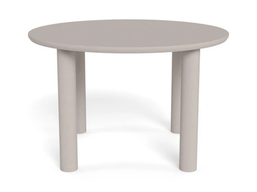 Stůl kulatý Magee 120 cm šedý moderní do jídelny a obývacího pokoje