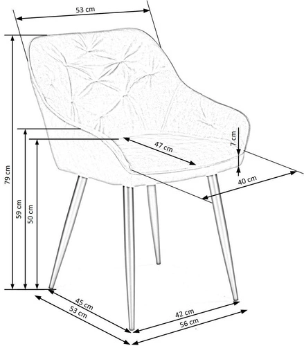Čalouněná jídelní židle Curtis hořčicová s područkami moderní